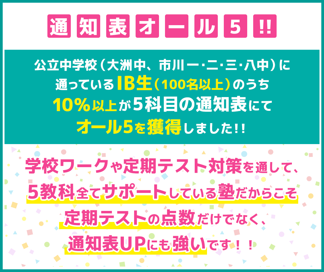 通知表オール5